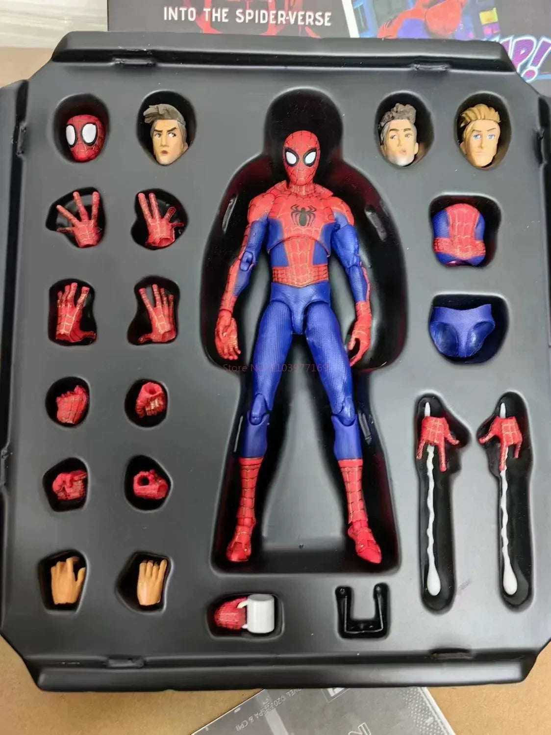 Spider-Verse Miles Morales Figure | PVC Collectible Statue Collectible Figures - The Eezee Shop