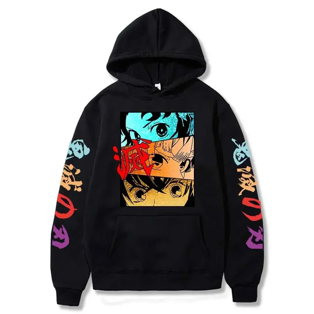 Demon Slayer Graphic Hoodie | Unisex Sports Sweatshirt Hoodies & Sweatshirts - The Eezee Shop