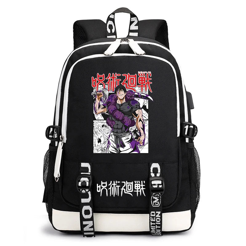 Jujutsu Kaisen Bookbag | Lightweight Casual School Backpack Backpacks - The Eezee Shop