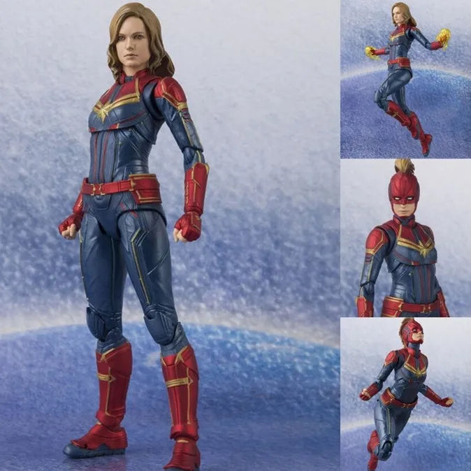 Captain Marvel 15cm Action Figure | Poseable Collectible Collectible Figures - The Eezee Shop