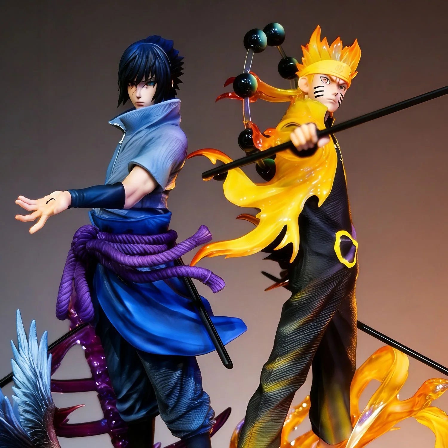 Naruto Shippuden Naruto Uzumaki & Sasuke Uchiha GK Action Figure 22cm Anime Collectible Statue Anime Figure - The Eezee Shop