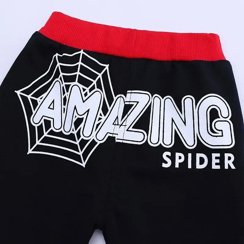 Superhero 3-Piece Tracksuit | Hooded Vest, T-Shirt & Pants Set Outfit Sets - The Eezee Shop