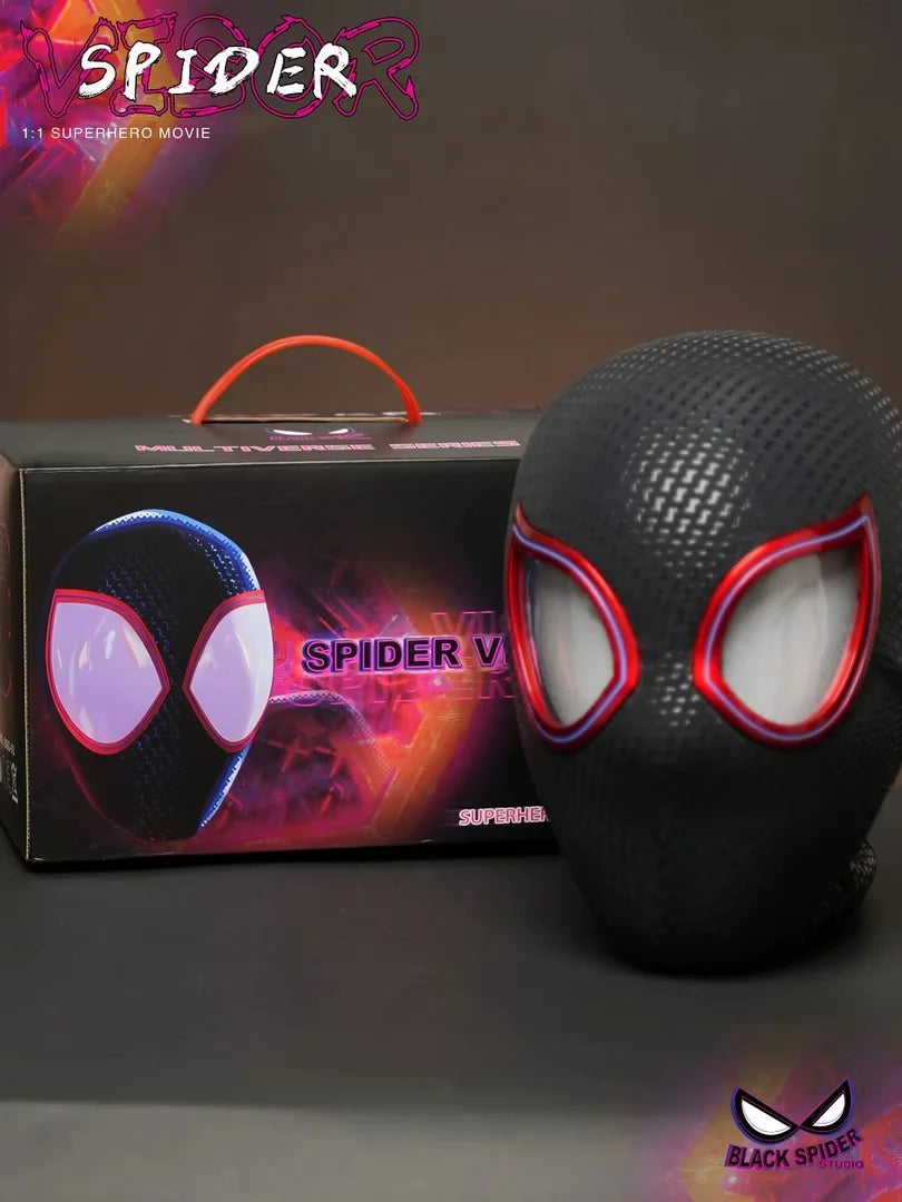 Spider-Man Motorized Eye Mask | Light-Up 1:1 Ring Control Cosplay Masks & Helmets - The Eezee Shop