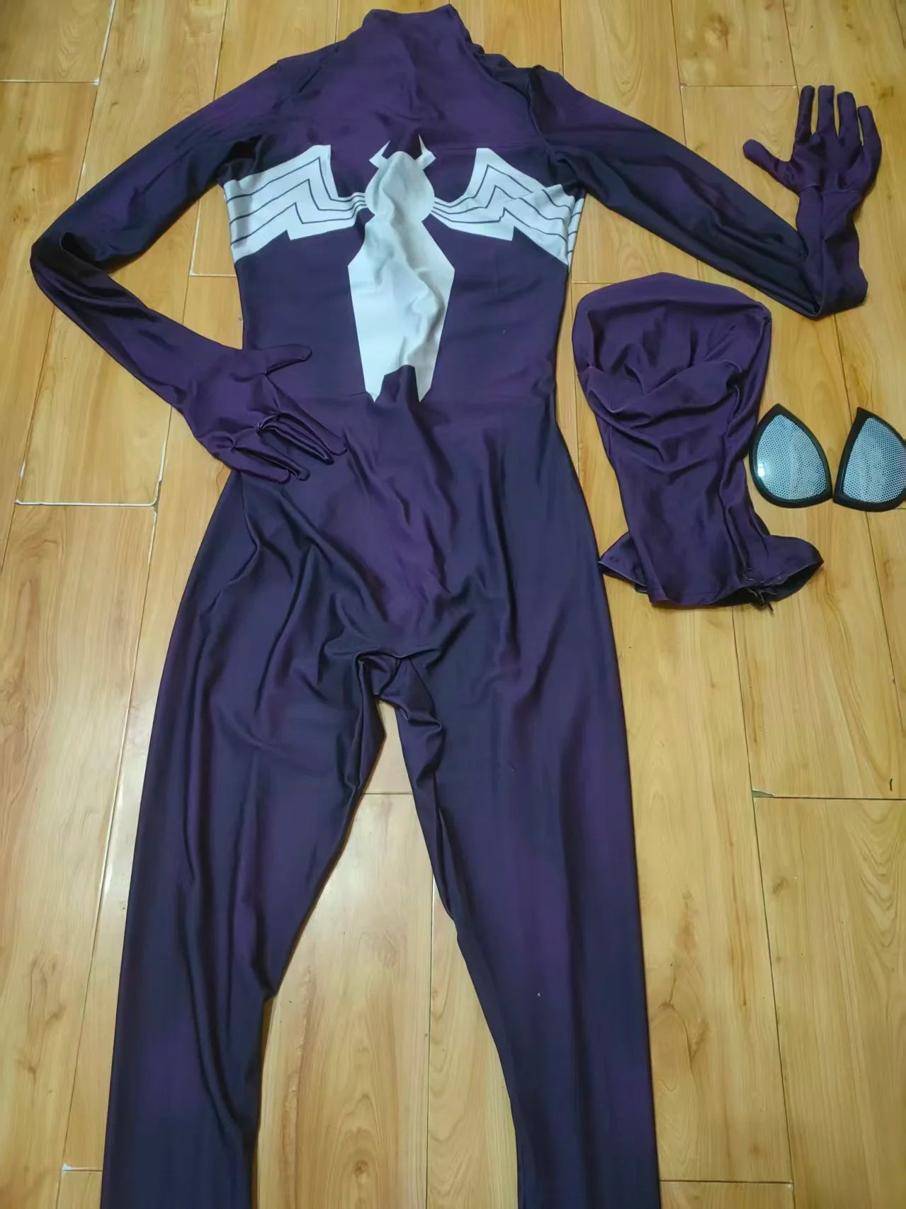 Black Venom Spandex Costume | Symbiote Zentai Bodysuit Cosplay Costumes - The Eezee Shop