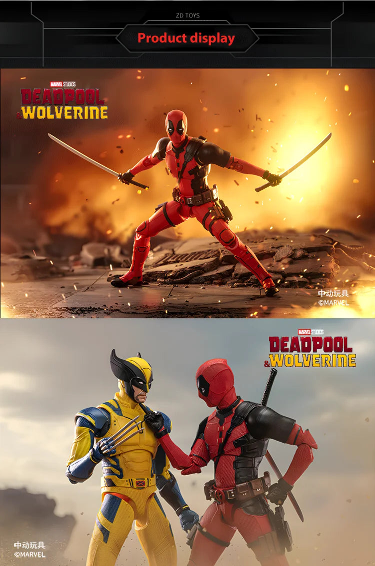 Deadpool & Wolverine 7" Model Figure | 1/10 Scale Collectible Collectible Figures - The Eezee Shop