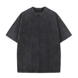 Anime Vintage Washed Cotton T-shirt Men Dragon Ball Women Anime Tshirts - The Eezee Shop