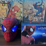 Spider-Man Motorized Eye Mask | Light-Up 1:1 Ring Control Cosplay Masks & Helmets - The Eezee Shop