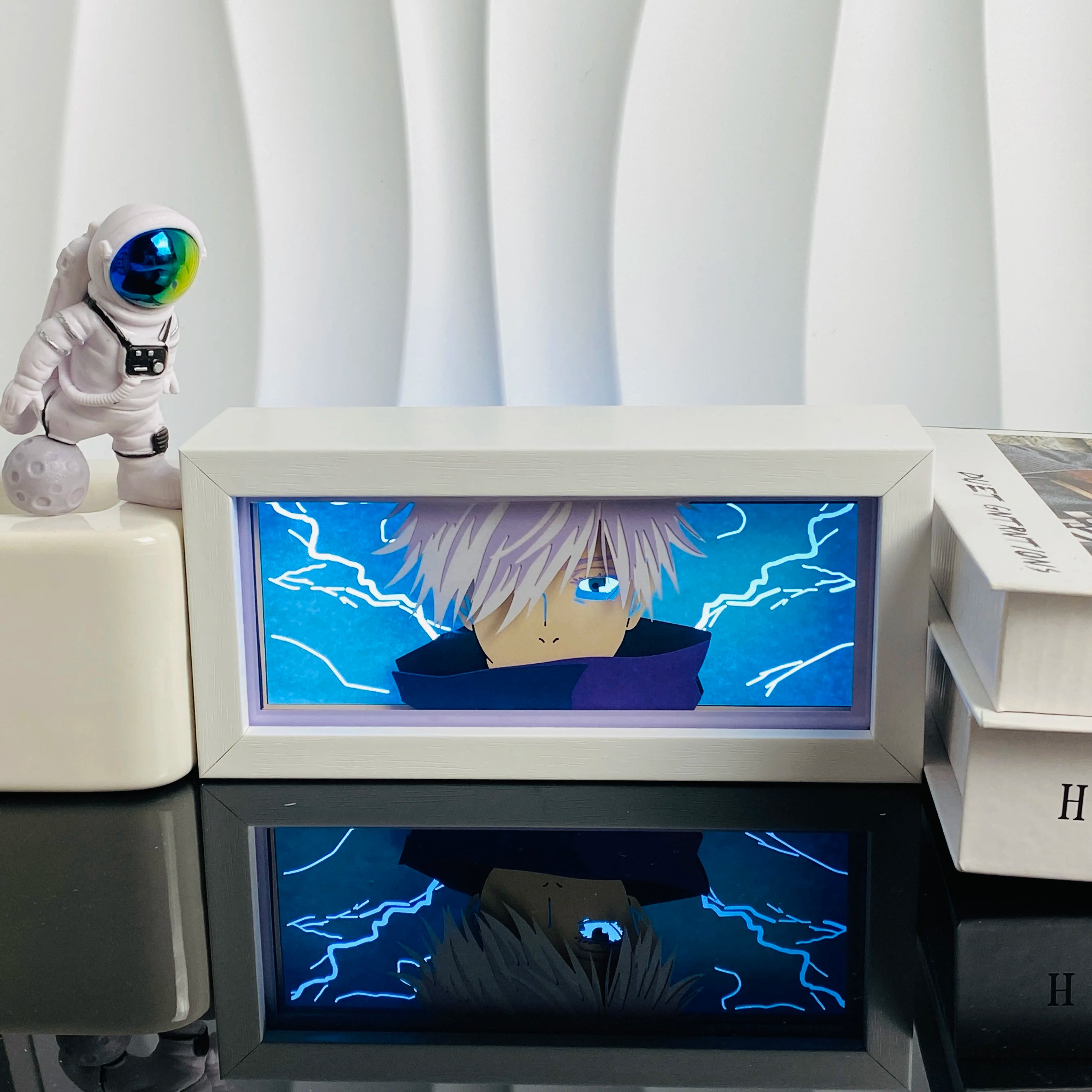 Anime Paper Carved Lamp | 3D LED Color Light Box Lamps & Night Lights - The Eezee Shop