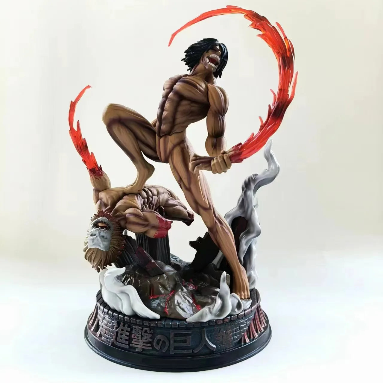 Attack on Titan Eren Titan Figure 29cm Battle Diorama Anime Figure - The Eezee Shop