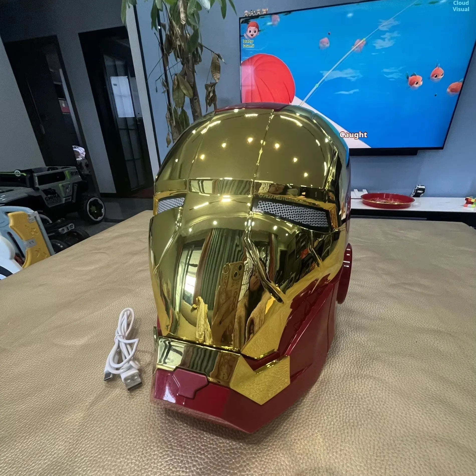 Iron Man Electric Helmet | 1:1 Auto Open & Close Wearable Mask Cosplay Masks & Helmets - The Eezee Shop