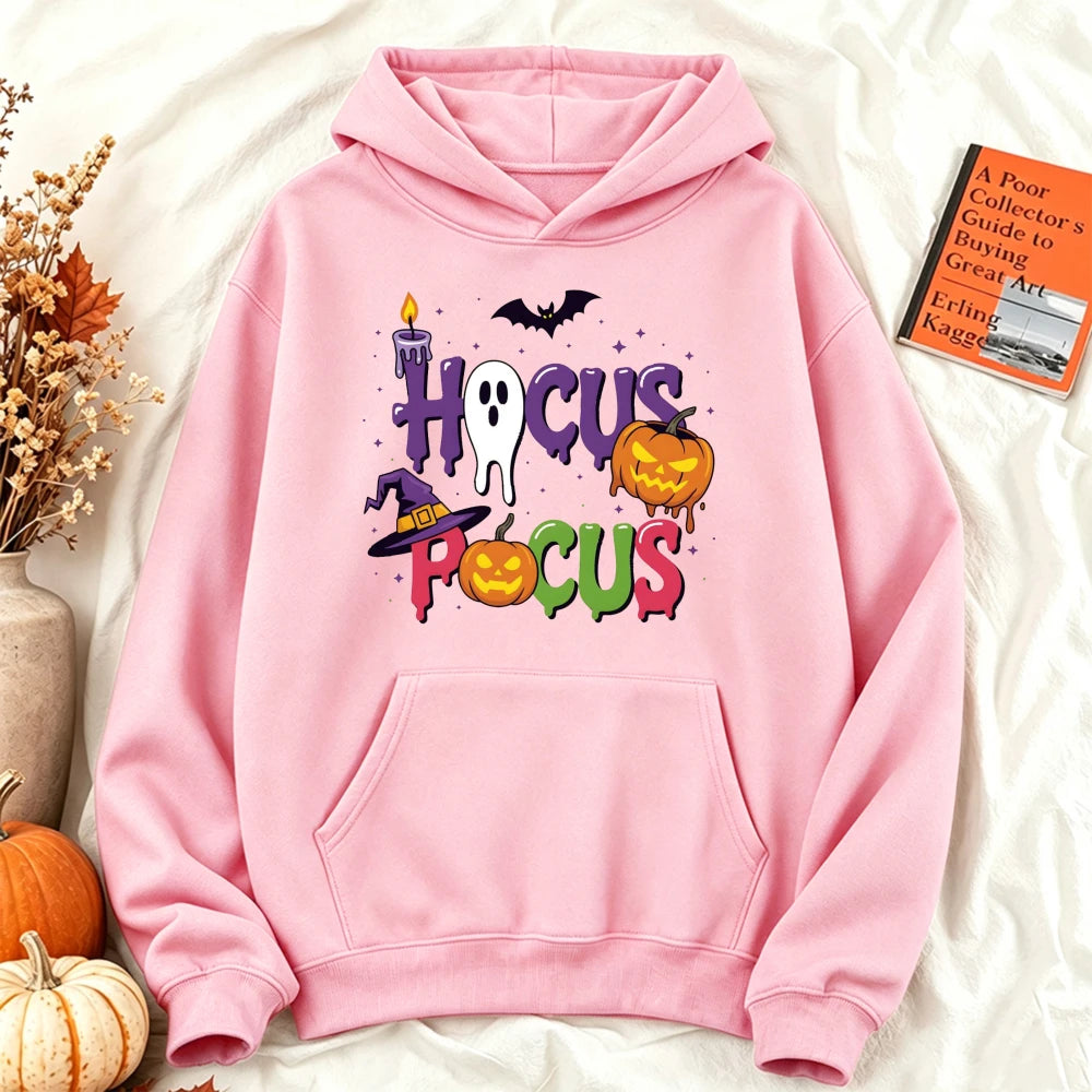 Vintage Hocus Pocus Ghost Pumpkin Hoodie | Women's Witchy Sweatshirt Hoodies & Sweatshirts - The Eezee Shop