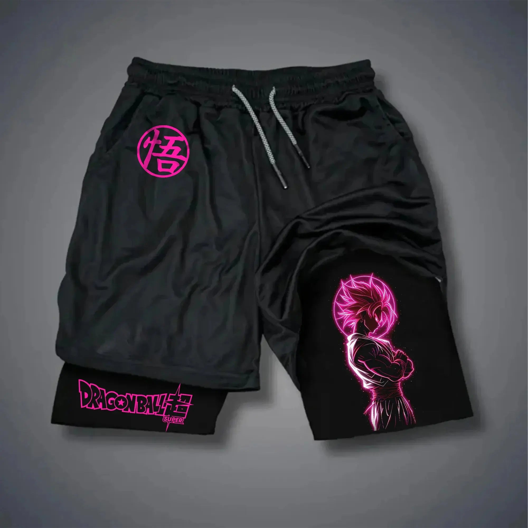 Dragon Ball Super Beach Shorts | Retro Y2K Quick-Dry Shorts Shorts - The Eezee Shop