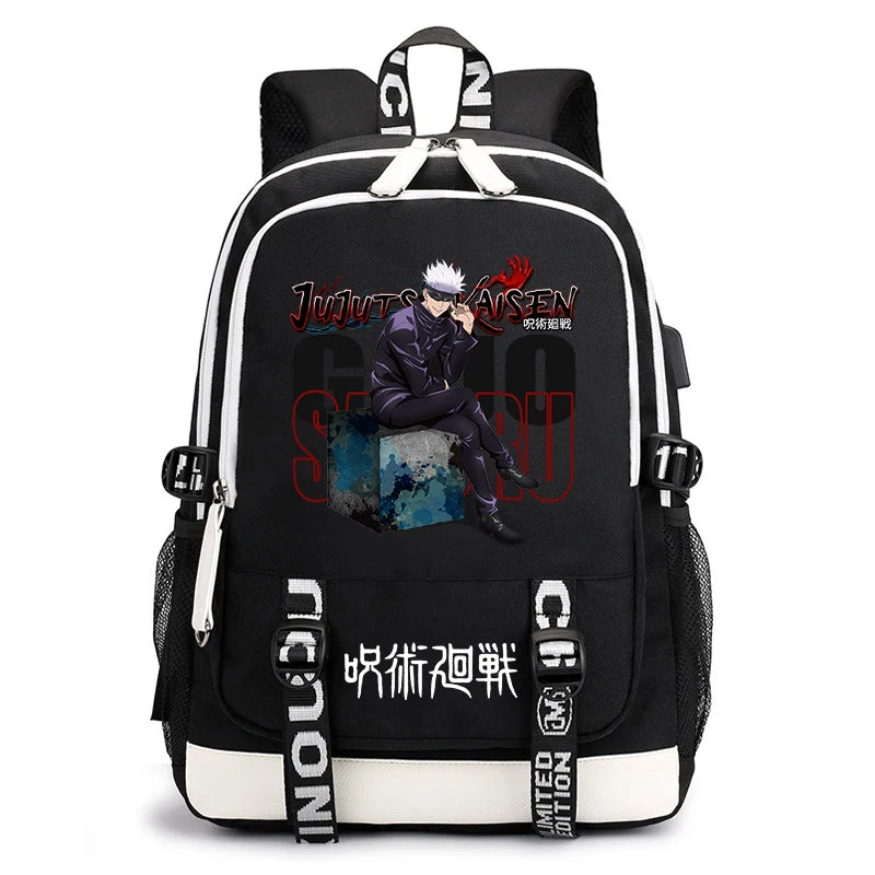 Jujutsu Kaisen Student Backpack | Lightweight Anime Daypack Backpacks - The Eezee Shop