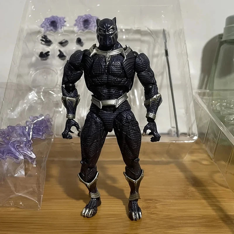 Black Panther Articulated Action Figure | King of Wakanda Collectible Figures - The Eezee Shop