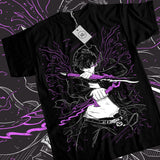 Solo Leveling Sung Jinwoo Black T-Shirt | Anime Manga Tee Graphic Tees - The Eezee Shop