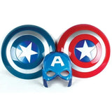 Captain America Light-Up Shield & Mask | 32cm Kids Costume Set Cosplay Props - The Eezee Shop