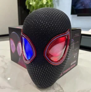 Miles Morales Light-Up Mask | Moving Eyes Ring Control 1:1 Cosplay Masks & Helmets - The Eezee Shop