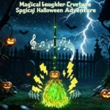 90cm Animated Dancing Witch Broom | Outdoor Halloween Decoration Outdoor Halloween Decorations - The Eezee Shop