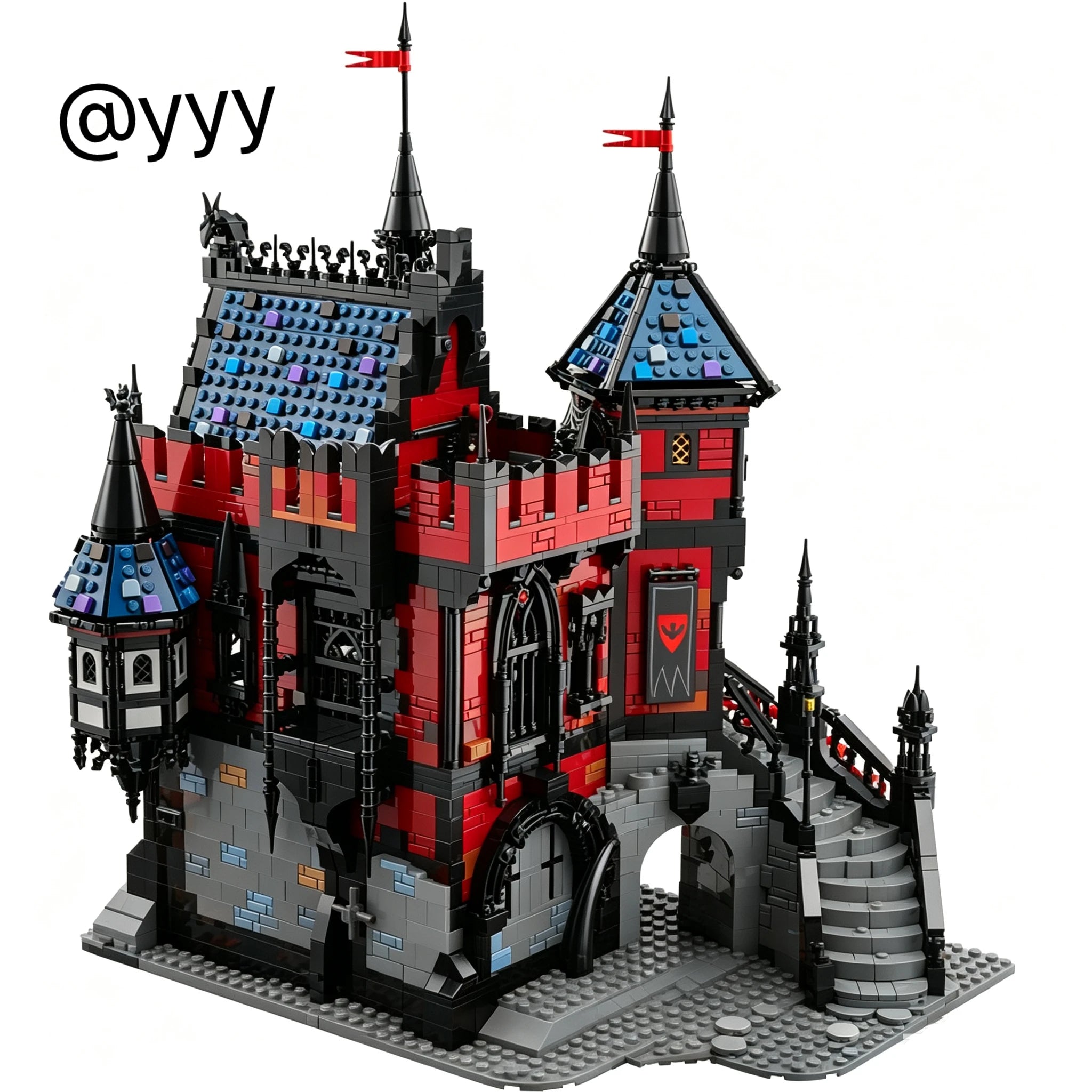 Vampire Castle Building Block Set | 4056-Piece Gothic Model Building Block Sets - The Eezee Shop