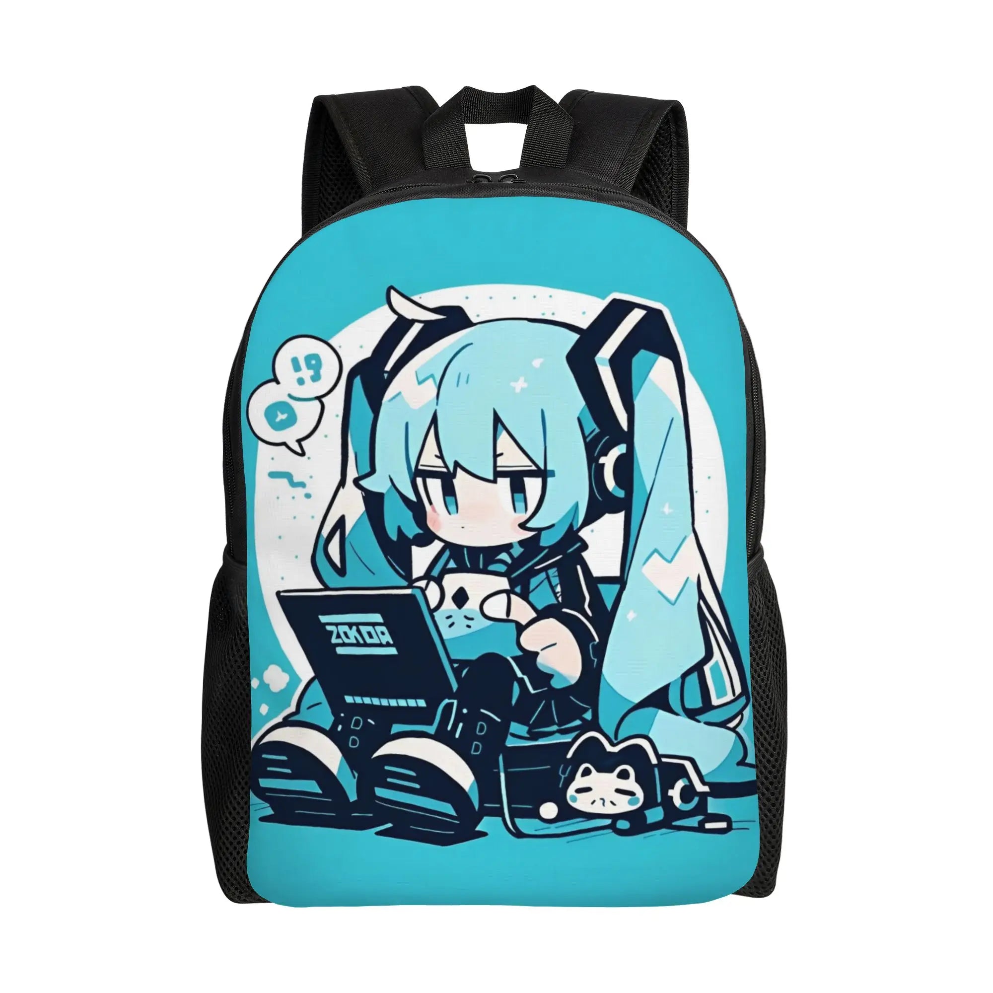 Hatsune Miku Laptop Backpack | Casual Daypack for School & Work Backpacks - The Eezee Shop