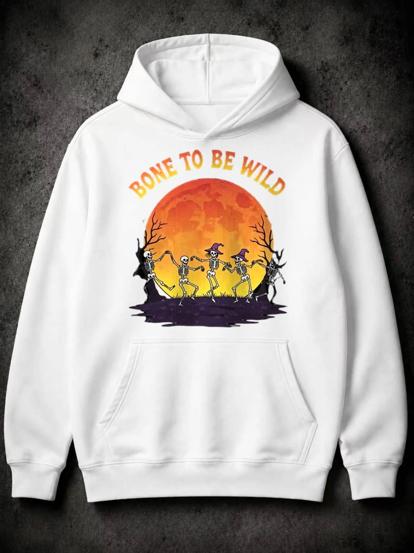 Wild Dancing Skull Hoodie | Men's Wizard Hat Halloween Pullover Hoodies & Sweatshirts - The Eezee Shop