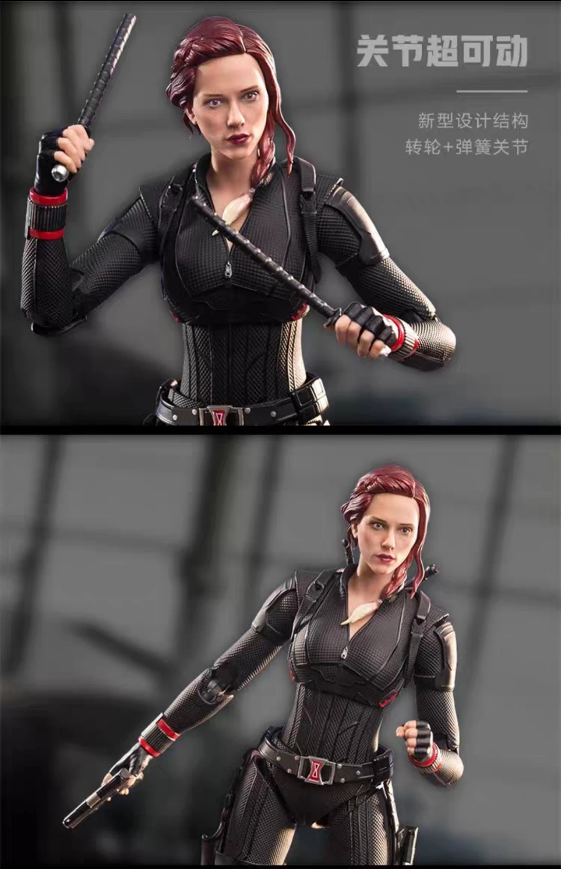 Black Widow Luminous Action Figure | Glow Version Collectible Collectible Figures - The Eezee Shop