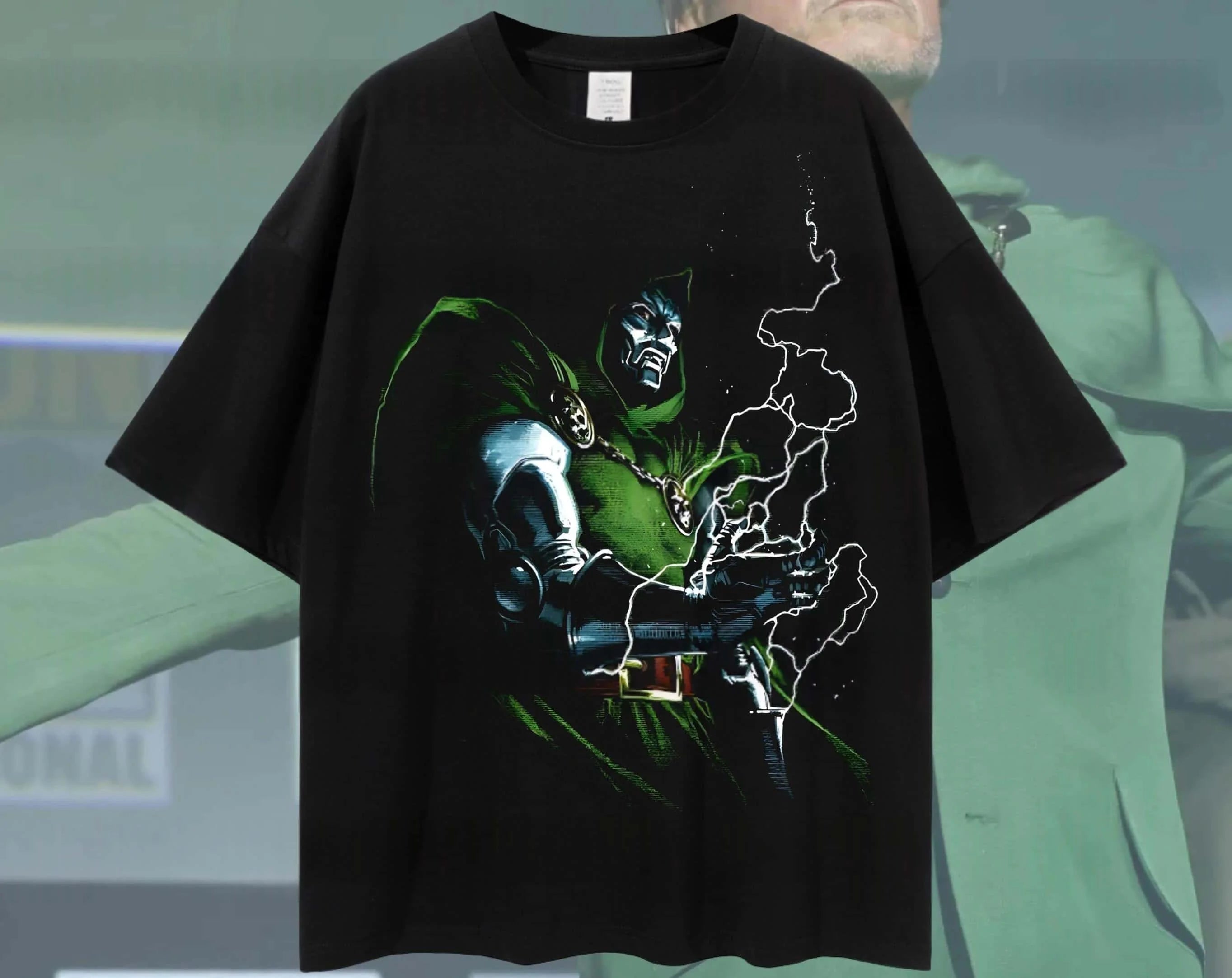 Doctor Doom Doomsday Oversized T-Shirt | Unisex Cotton Streetwear Graphic Tees - The Eezee Shop