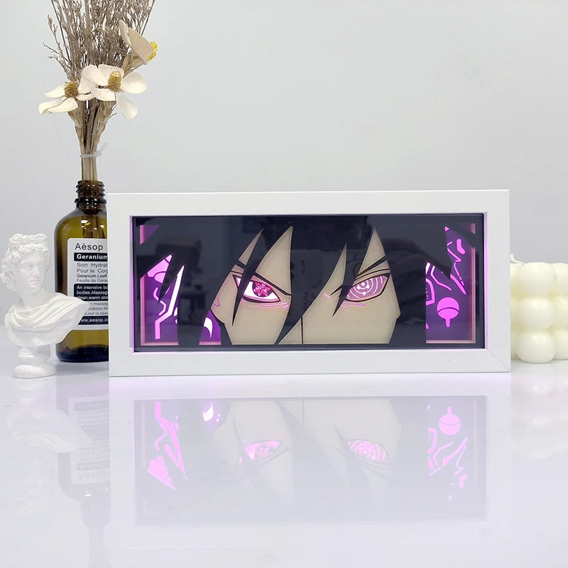 Roronoa Zoro Paper-Cut Shadow Box | Remote Color Night Light Lamps & Night Lights - The Eezee Shop