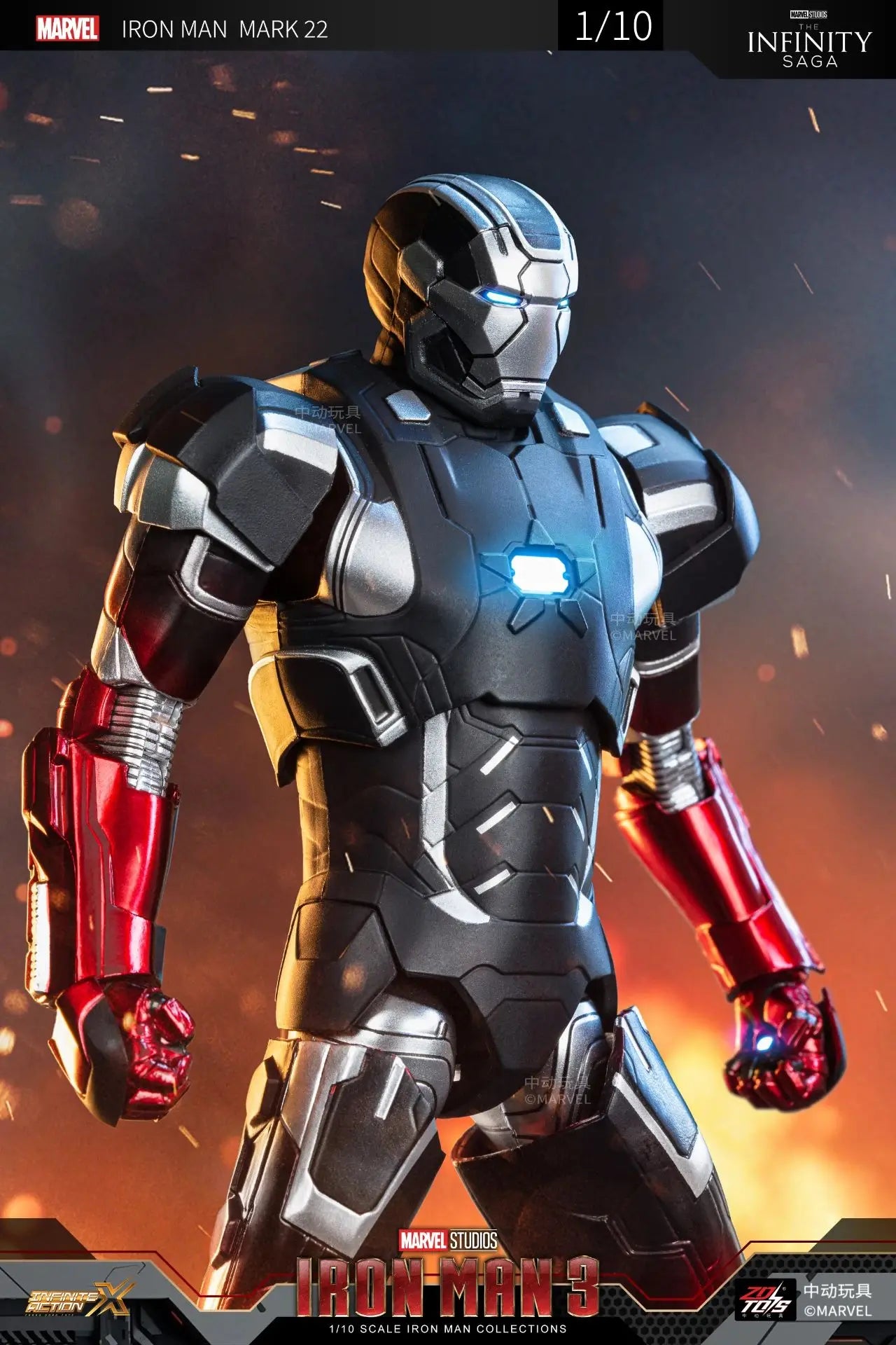 Iron Man Mark 35 Red Snapper Figure | Tony Stark Collectible Collectible Figures - The Eezee Shop