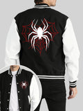 Spiders On The Spider Web Print Man Loose Coat Hip Hop Comfy Jackets Other - The Eezee Shop