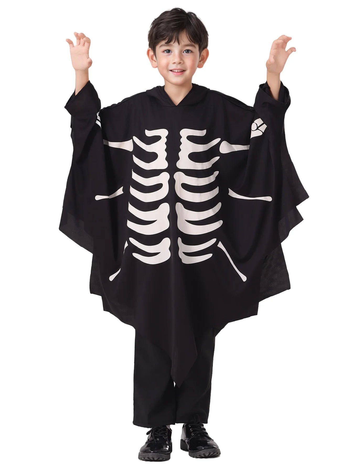Boys Glow Ghost Bat Cape | Kids Halloween Costume Cloak Halloween Costumes - The Eezee Shop