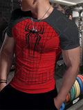 Spider Graphic Quick-Dry Sports Tee | Men's Training Top Gym & Compression Wear - The Eezee Shop