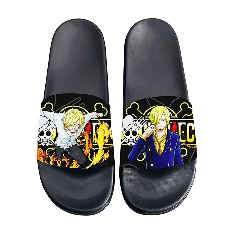 One Piece Couples Slippers | Non-Slip EVA Bathroom & Home Shoes Slippers & Sandals - The Eezee Shop