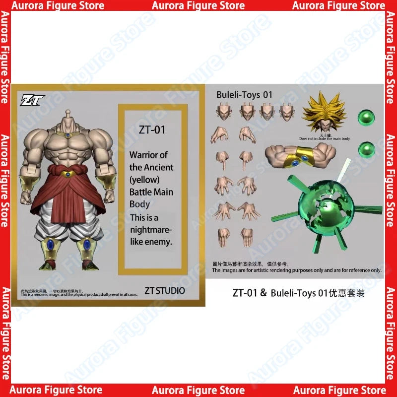 Super Saiyan 3 Broly Action Figure | Dragon Ball Z Collectible Collectible Figures - The Eezee Shop