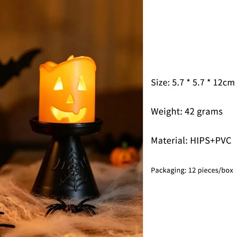 Skeleton Flameless LED Candle | Flickering Halloween Decor Halloween Lights - The Eezee Shop