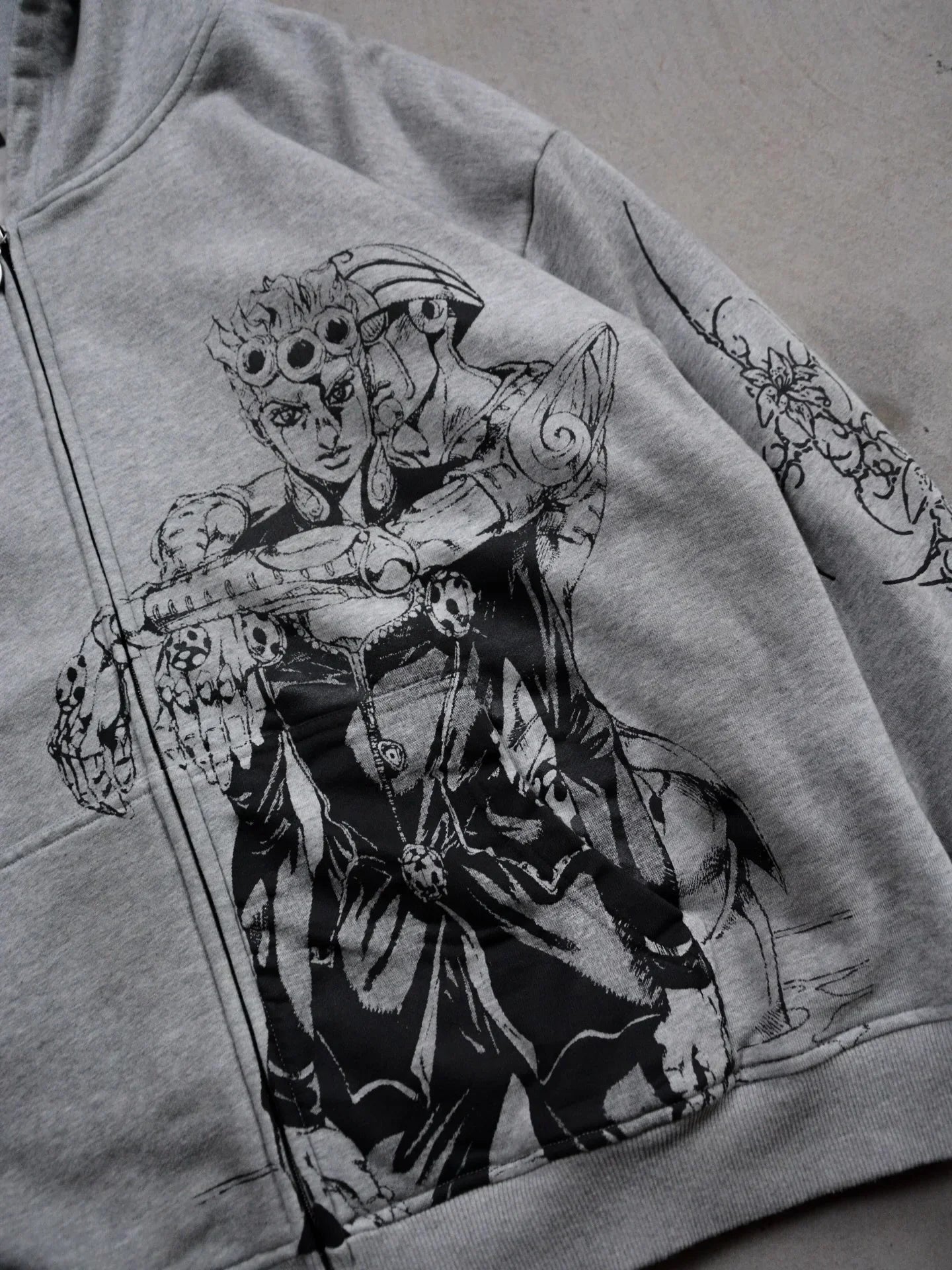 Tokyo Ghoul Y2K Zip Hoodie | Women's Harajuku Streetwear Hoodies & Sweatshirts - The Eezee Shop