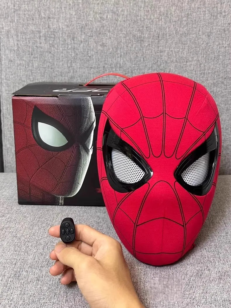 Spider-Man Motorized Eye Mask | Light-Up 1:1 Ring Control Cosplay Masks & Helmets - The Eezee Shop
