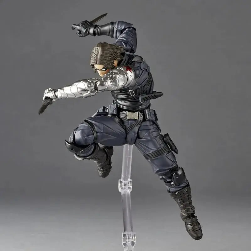 Moon Knight & Winter Soldier Articulated Mini Figure Set Collectible Figures - The Eezee Shop