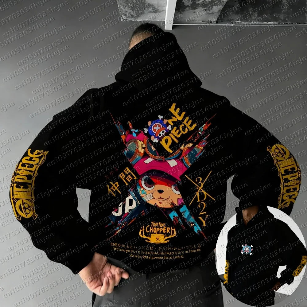 Kids Tony Tony Chopper Hoodie | One Piece Parent-Child Sweater Hoodies & Sweatshirts - The Eezee Shop