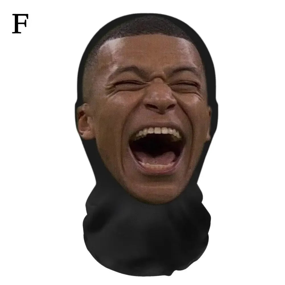 Printed Face Balaclava Mask | Novelty Full Face Halloween Mask Halloween Masks - The Eezee Shop