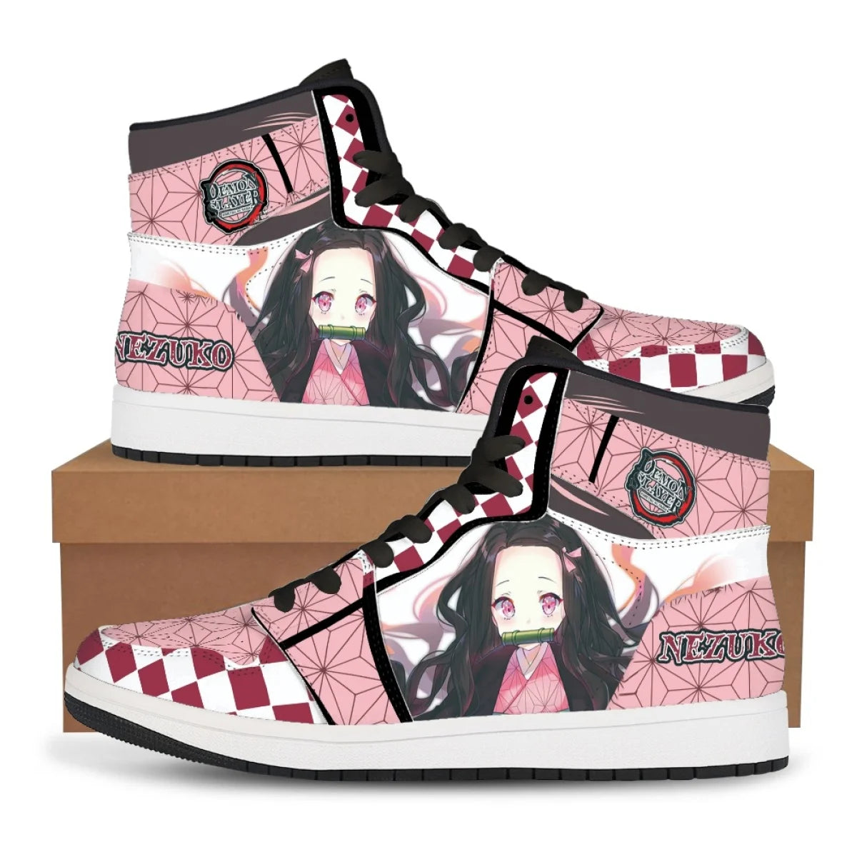 Tanjiro & Nezuko Basketball Sneakers | Demon Slayer Unisex Shoes Sneakers - The Eezee Shop