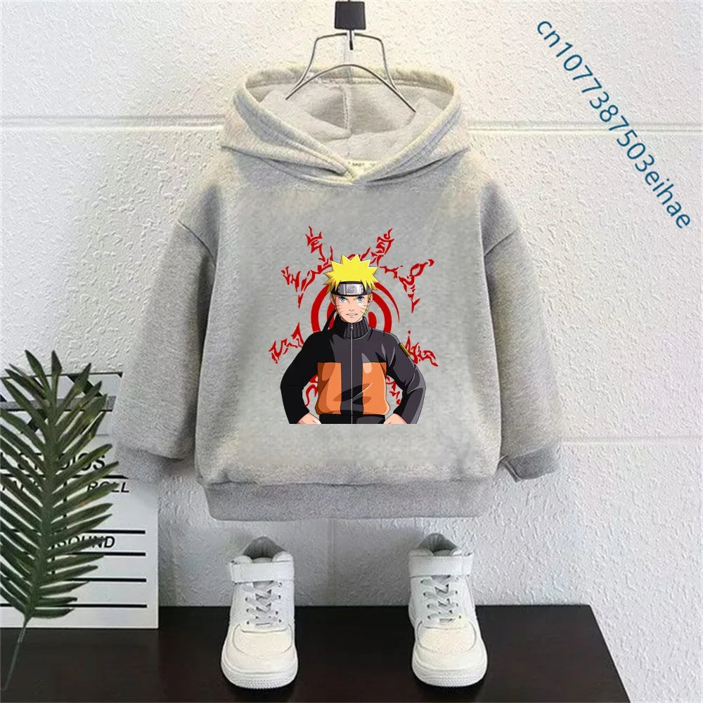 Kids Naruto Hoodie | Long Sleeve Pullover for Boys & Girls Hoodies & Sweatshirts - The Eezee Shop