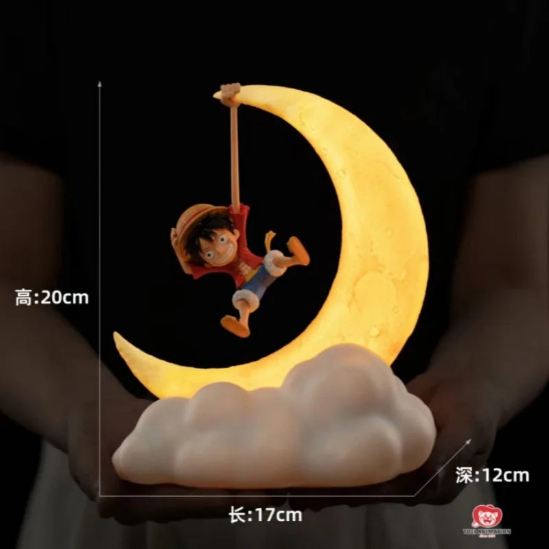 One Piece Luffy Moon Lamp | Magnetic Control Night Light Lamps & Night Lights - The Eezee Shop