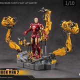 Iron Man MK4 with Suit-Up Gantry | 1/10 Collectible Figure Collectible Figures - The Eezee Shop