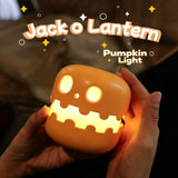 Halloween Pumpkin Night Light USB LED Timed Atmosphere Lamp Lamp - The Eezee Shop