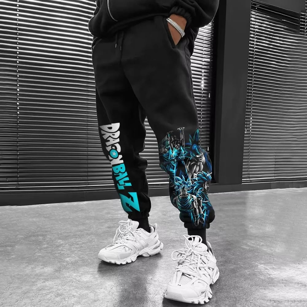Broly Jogger Pants | Dragon Ball Y2K Anime Sweatpants Joggers & Pants - The Eezee Shop