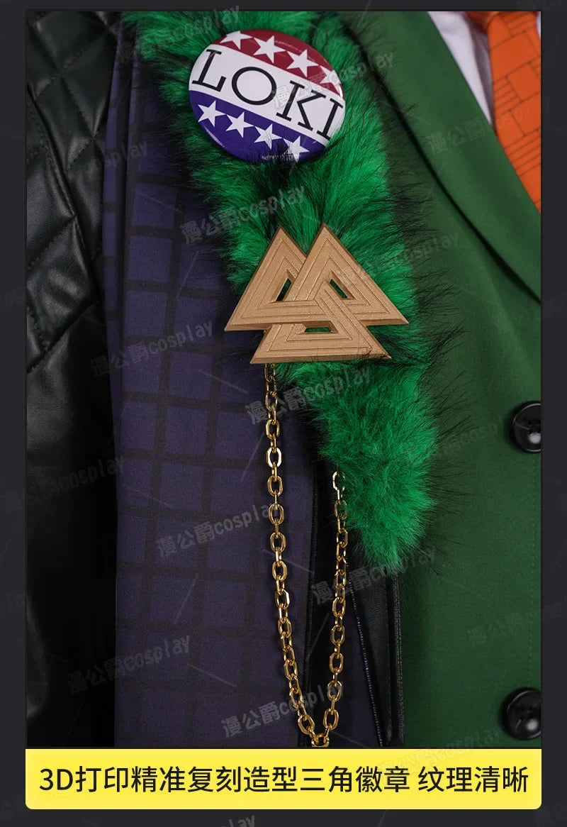 Loki Battle Suit Cosplay Costume | Men's Marvel Rivals Outfit Cosplay Costumes - The Eezee Shop