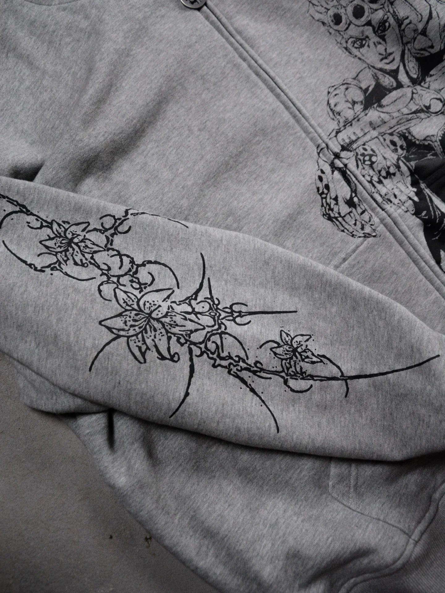 Tokyo Ghoul Y2K Zip Hoodie | Women's Harajuku Streetwear Hoodies & Sweatshirts - The Eezee Shop