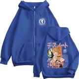 Misa Amane Zip-Up Hoodie | Death Note Hip Hop Sweatshirt Hoodies & Sweatshirts - The Eezee Shop