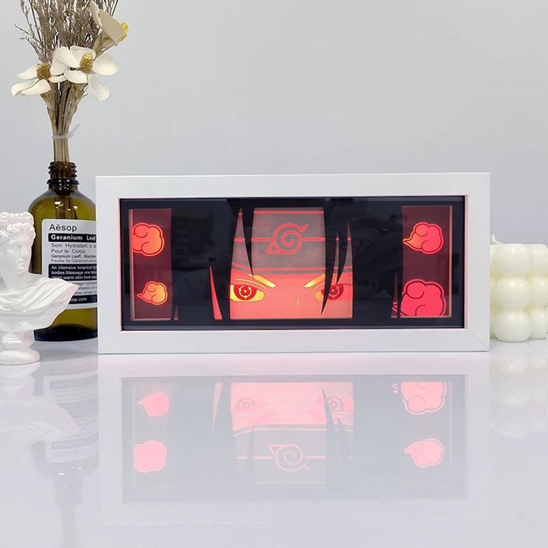 Roronoa Zoro Paper-Cut Shadow Box | Remote Color Night Light Lamps & Night Lights - The Eezee Shop